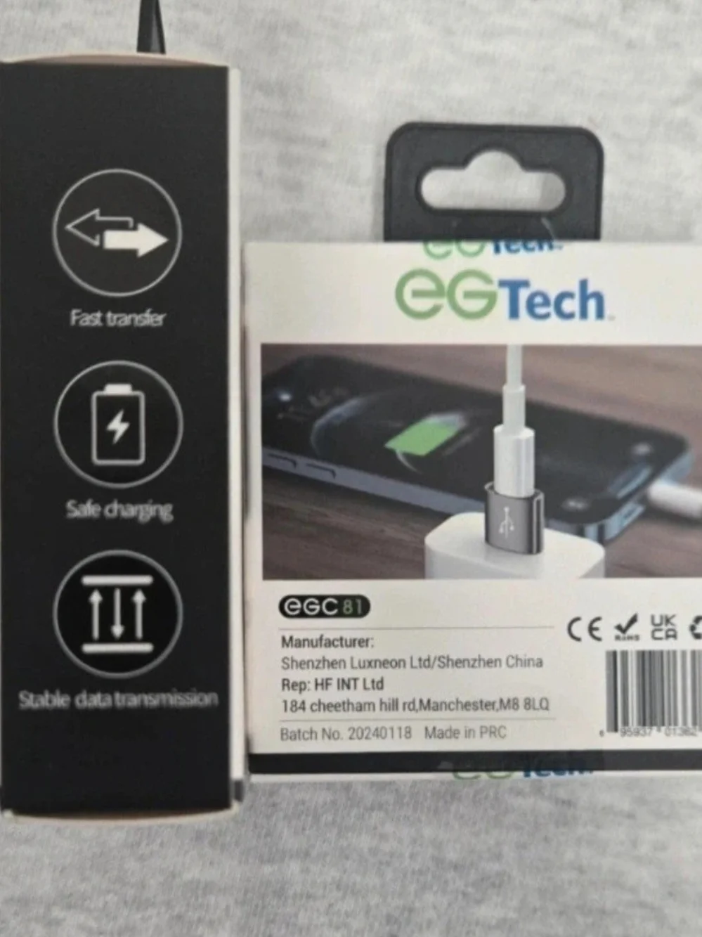 EGTech USB-C to USB-A Adapter Pack - Gray